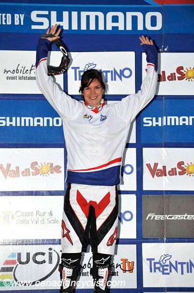 World Cup leader, Anneke Beerten.
