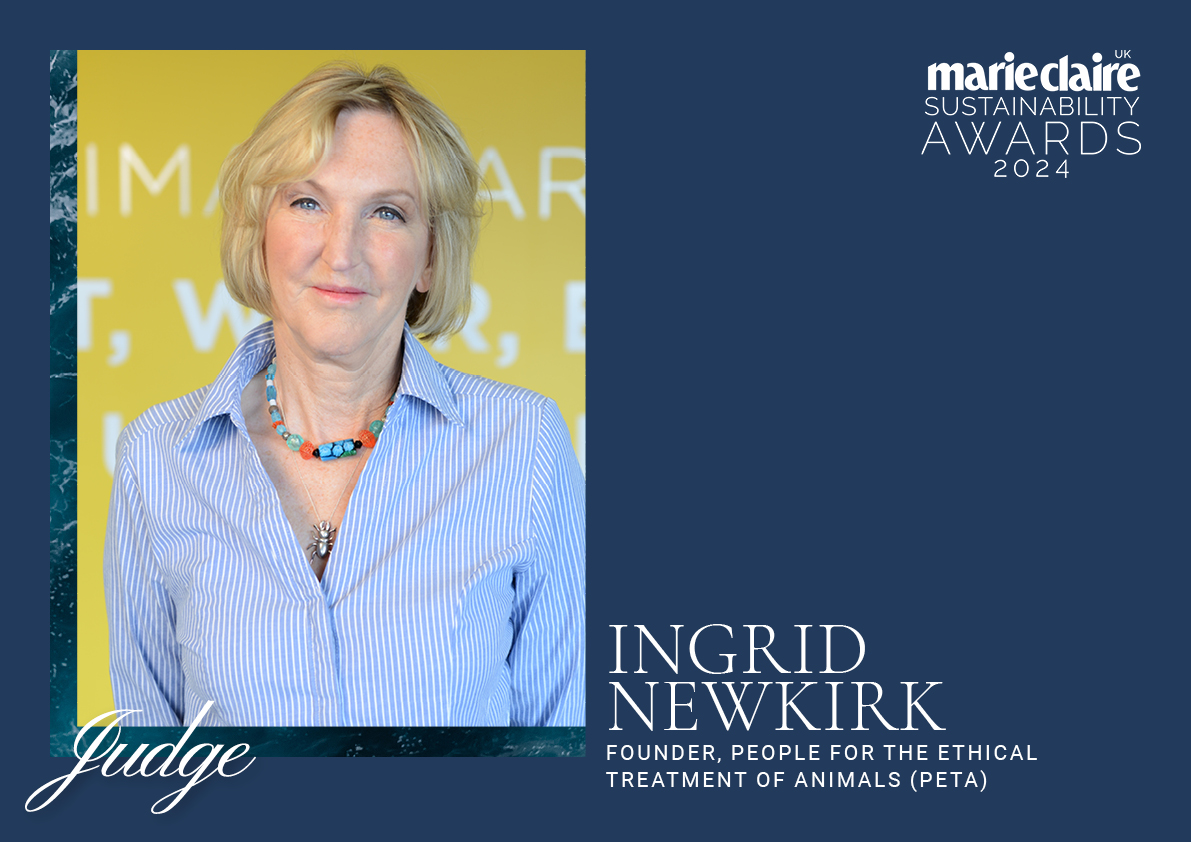 Marie Claire Sustainability Awards judges 2024 - Ingrid Newkirk