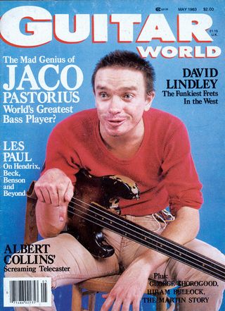 Jaco Pastorius adorns the cover of Guitar World