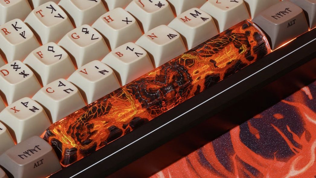 Drop + Lord of the Rings Balrog spacebar keycap