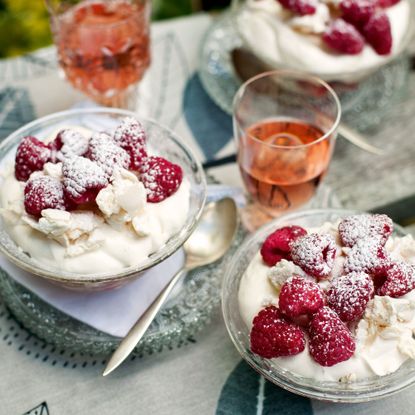 Raspberry meringue trifles-summer recipes-baking-woman and home