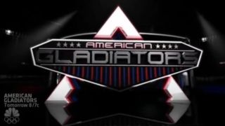 The title card for the 2008 reboot of American Gladiators.