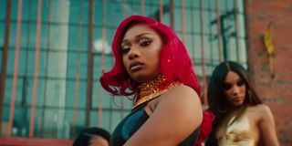 Megan Thee Stallion in the Realer music video