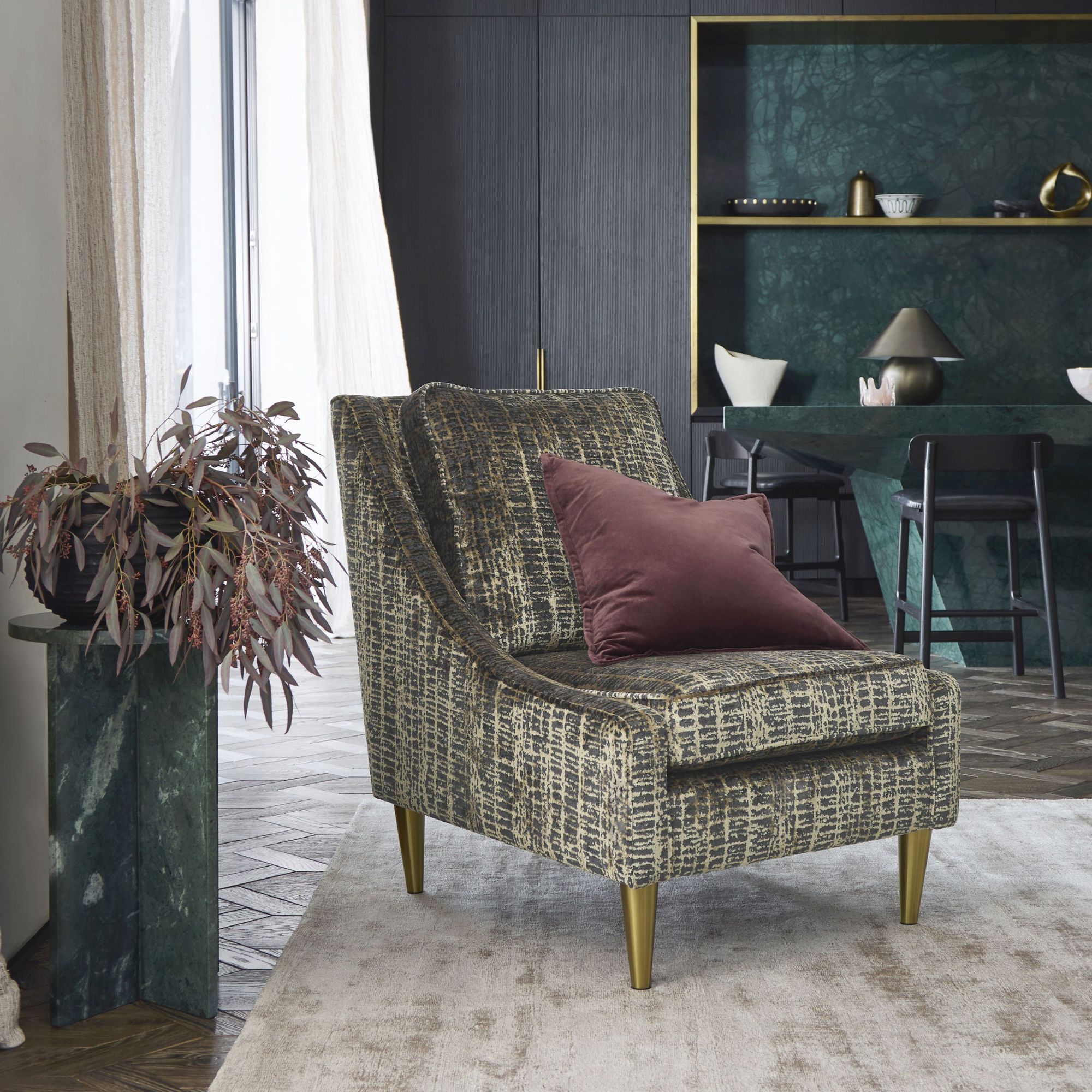 Olivier armchair from DFS x Amanda Holden collection