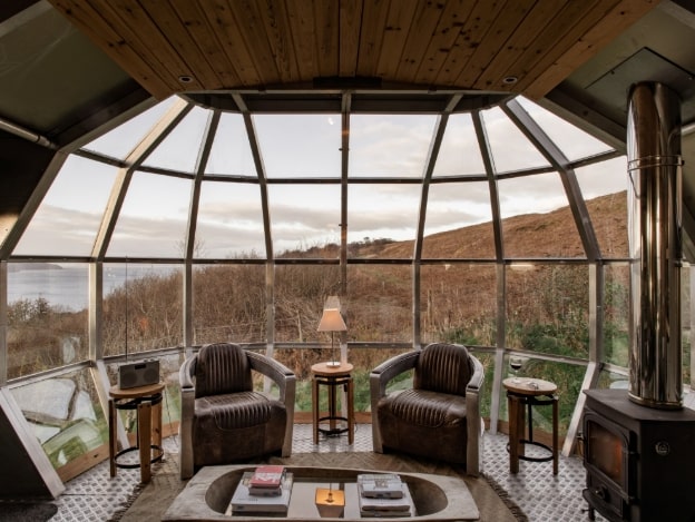 This airship cabin in Scotland looks like the perfect place to hide from the world
