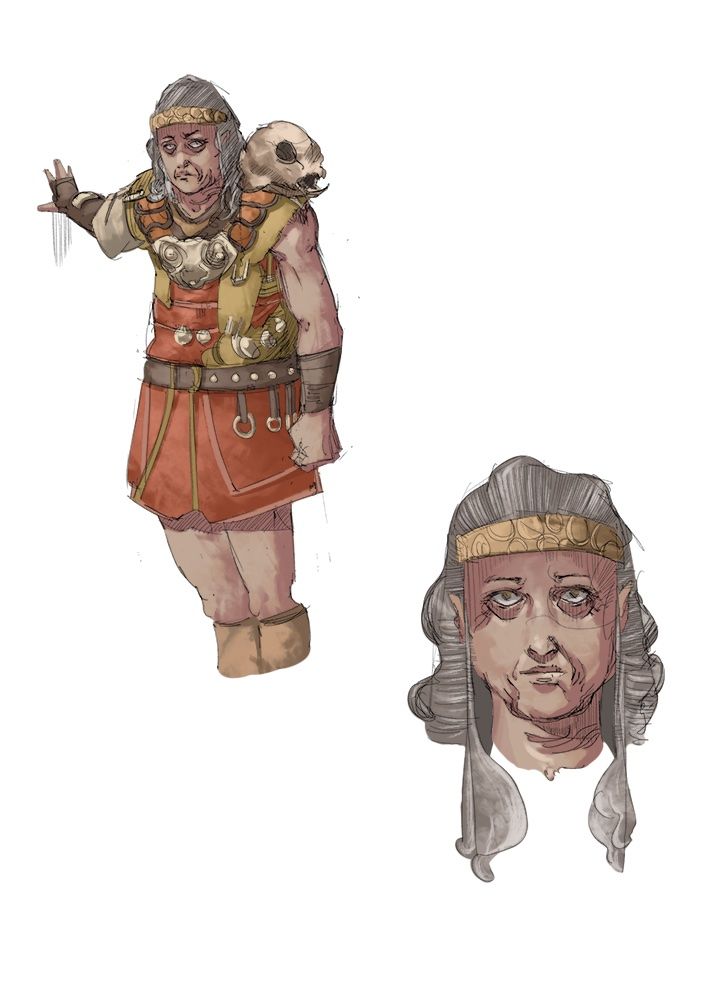 Character designs from Diablo: Dawn of Hatred.