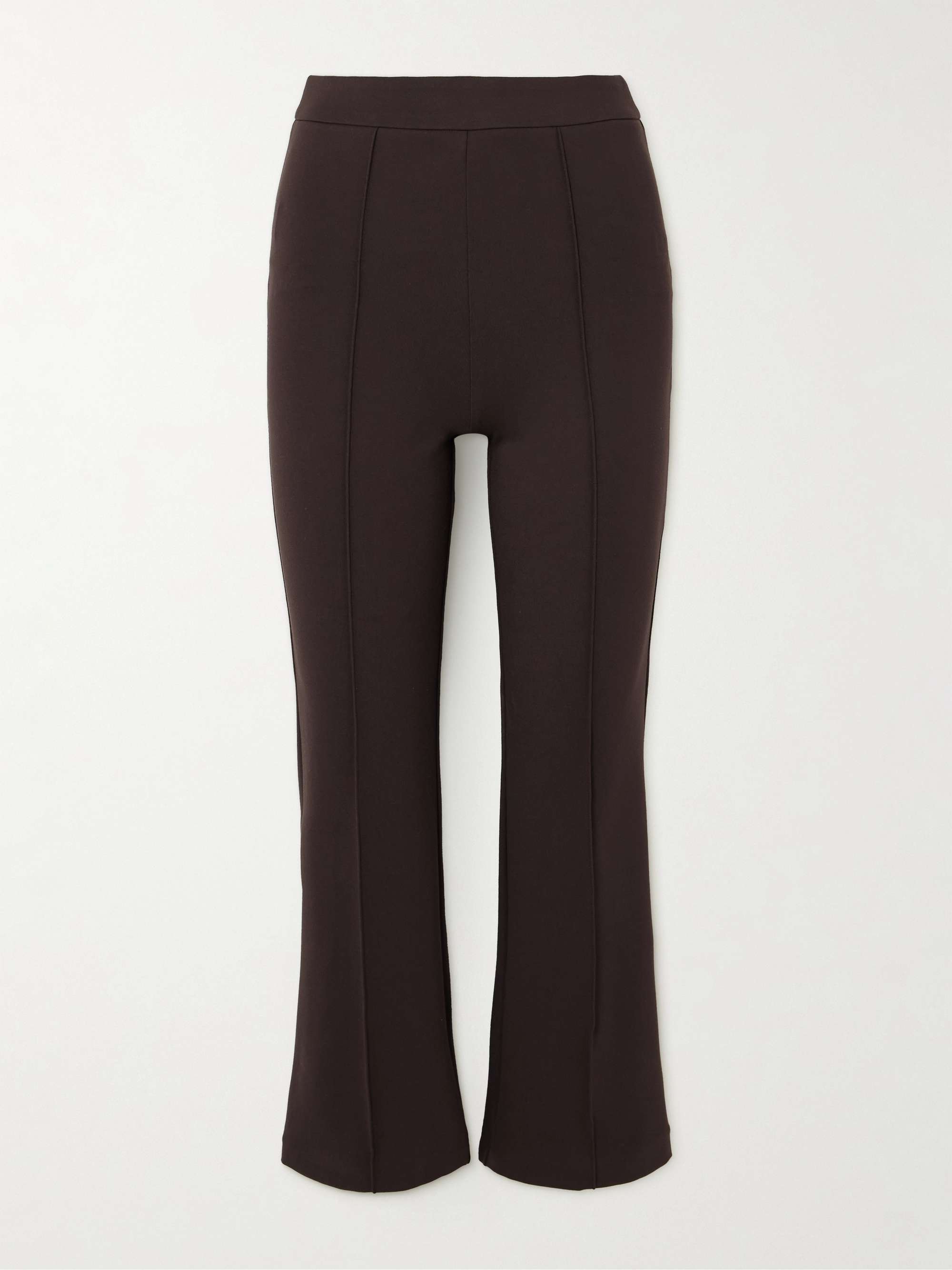 Knack Cropped Stretch-Jersey Straight-Leg Pants