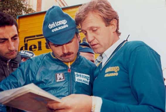 Lech Piasecki checks out the Latina time trial route in 1987, the year he wore yellow at the Tour de France.