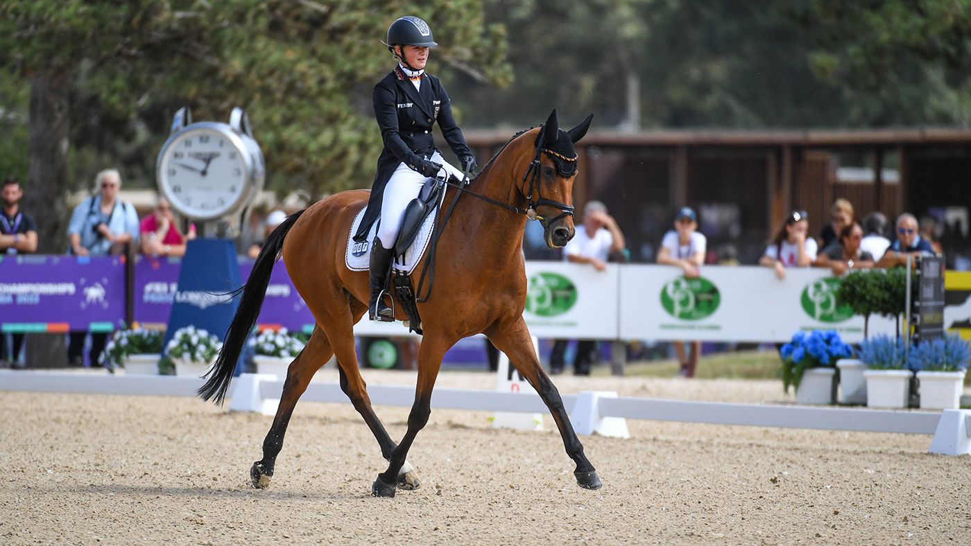 Alina Dibowski: the youngest rider at the 2022 World Championships ...