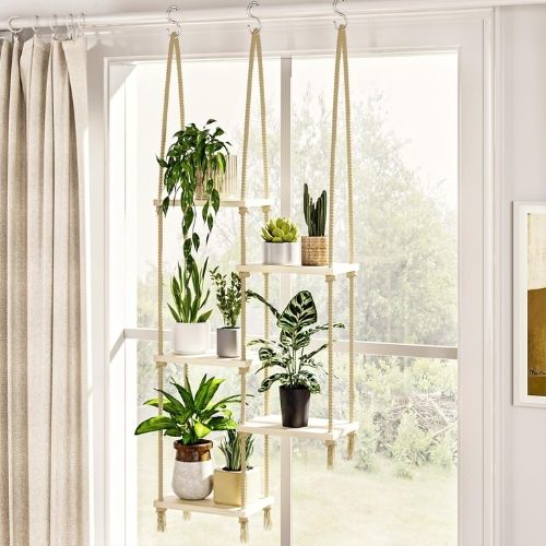 Bamworld, Hanging Window Plant Shelves
