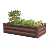 Greenes Fence Steel Raised Garden Bed Planter