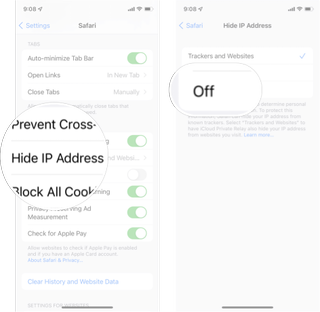 How To Hide IP Address In iOS 15: Tap Hide IP Address and then tap Off.
