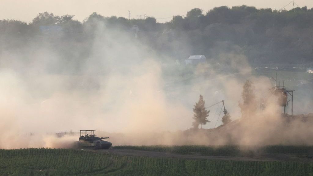 Israeli tanks in Gaza