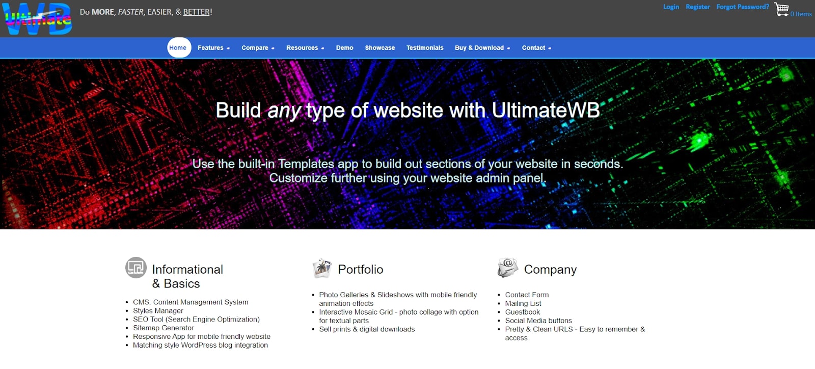 Ultimate Web website builder review