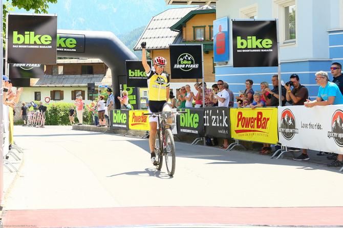 Christoph Sauser wins stage 4 at the Bike Four Peaks