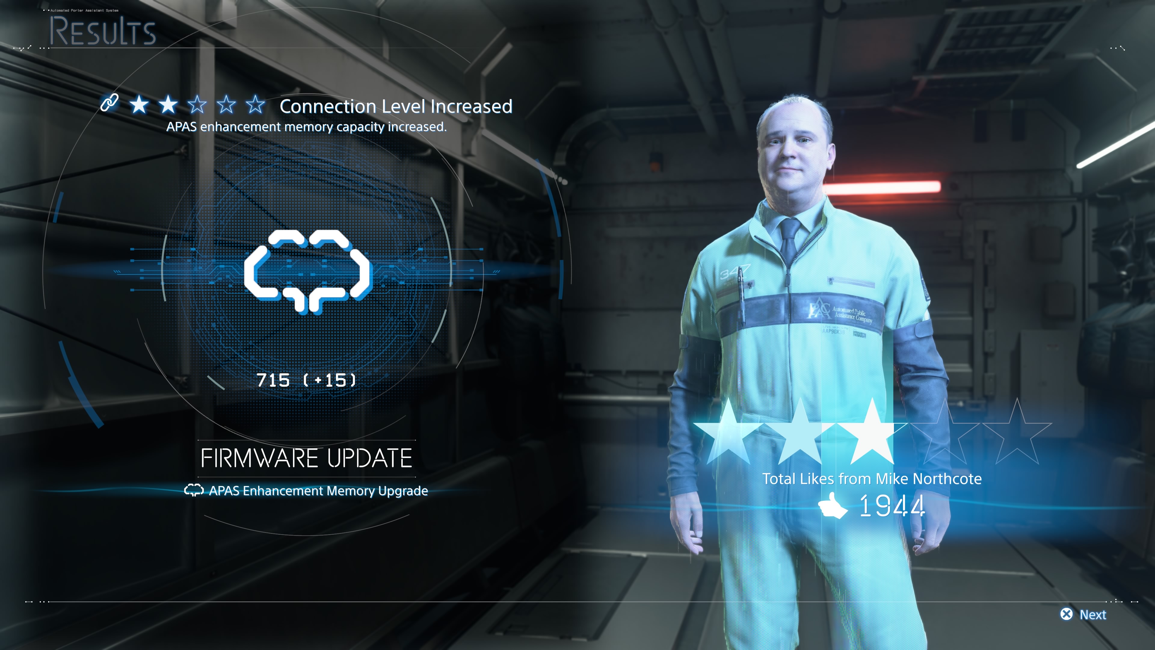 Death Stranding 2 APAS - Firmware updates