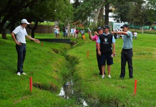 Matt running into trouble on the 13th hole during the final round in South Africa