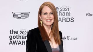 Julianne Moore with sleek hair