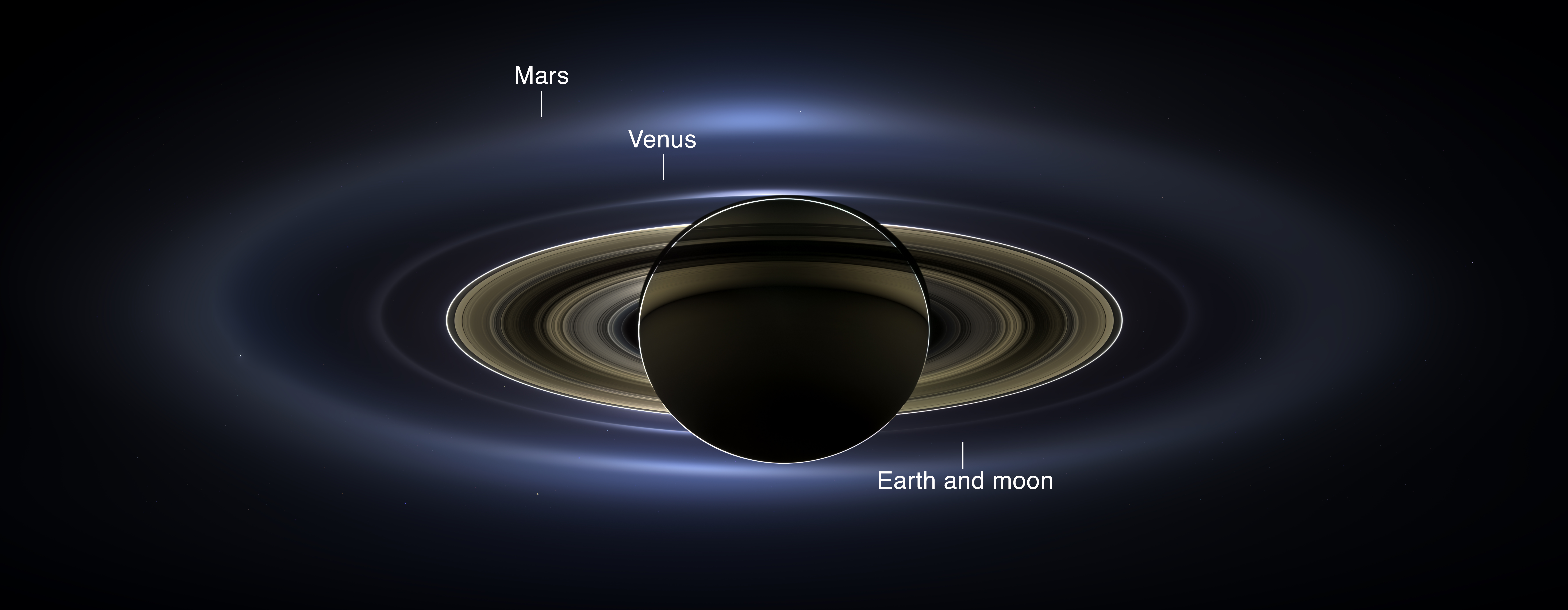 Saturn Earth Shine In Amazing New Photo By NASA Probe Space Saturn Earth Shine In Amazing New Photo By NASA Probe Space