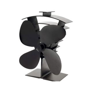 black four blade stove fan from Valiant