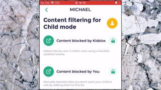 Kidslox Content Filtering