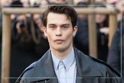 Nicholas Galitzine at a Fendi show during Milan Fashion Week 