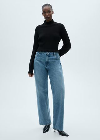 MANGO, Miami Medium-Rise Straight-Fit Jeans - Women | Mango United Kingdom