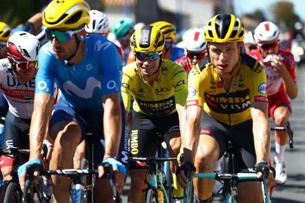 Jumbo-Visma during stage 11 at the Tour de France