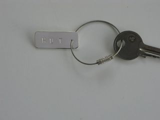 'Hut' key tag
