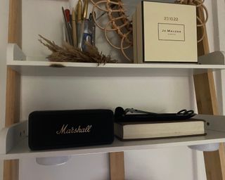 Marshall Emberton II speaker on shelf