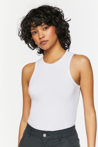 Heathered Sleeveless Bodysuit