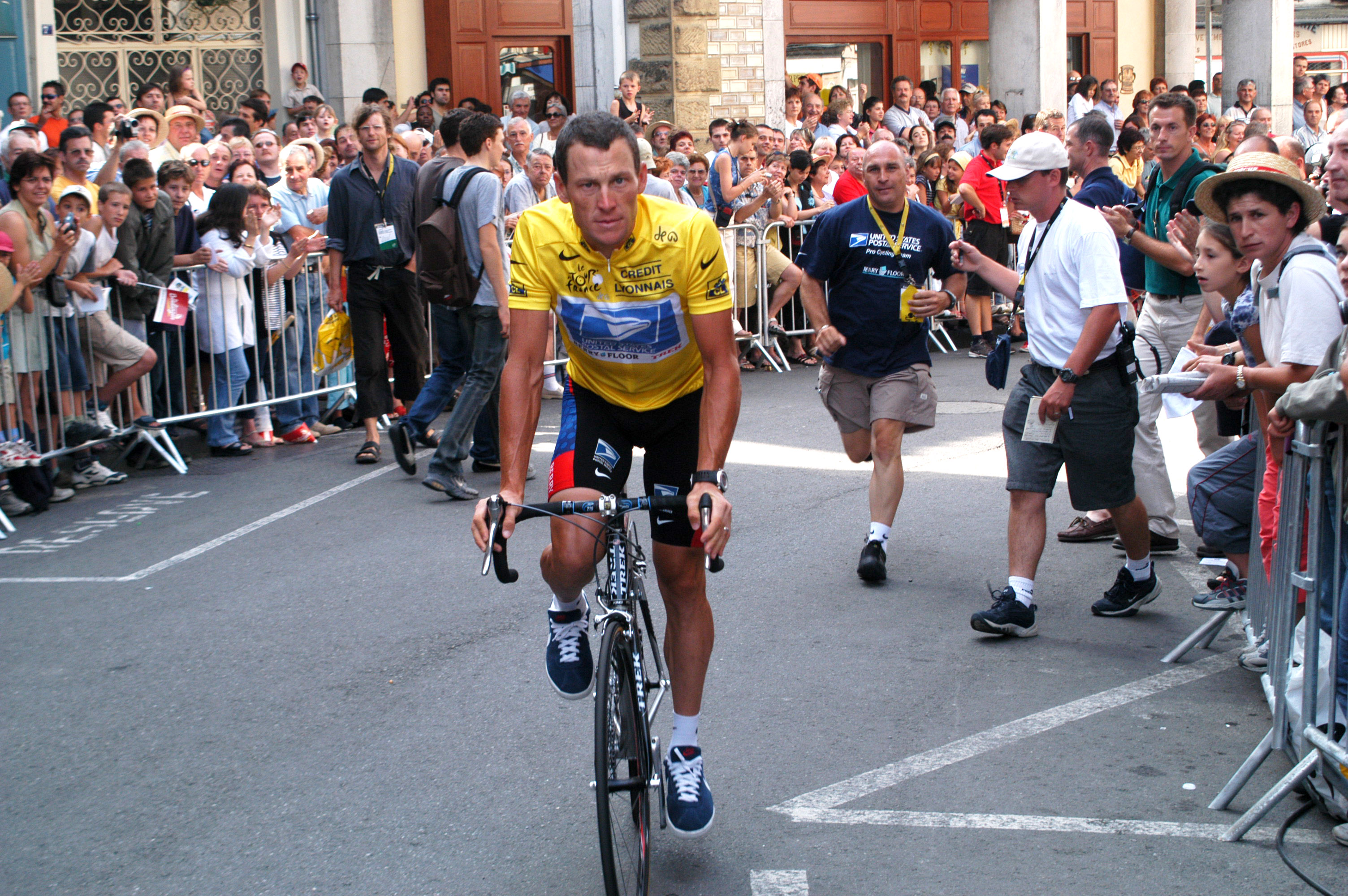 Lance Armstrong at the 2003 Tour de France