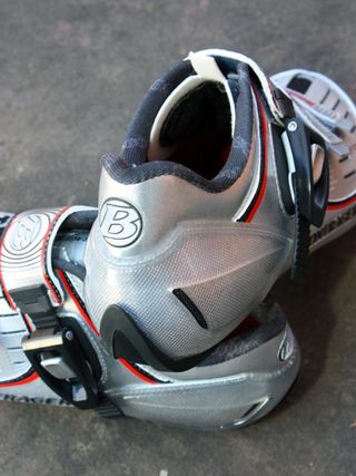 Improved heel cup shaping results in much less slip than before