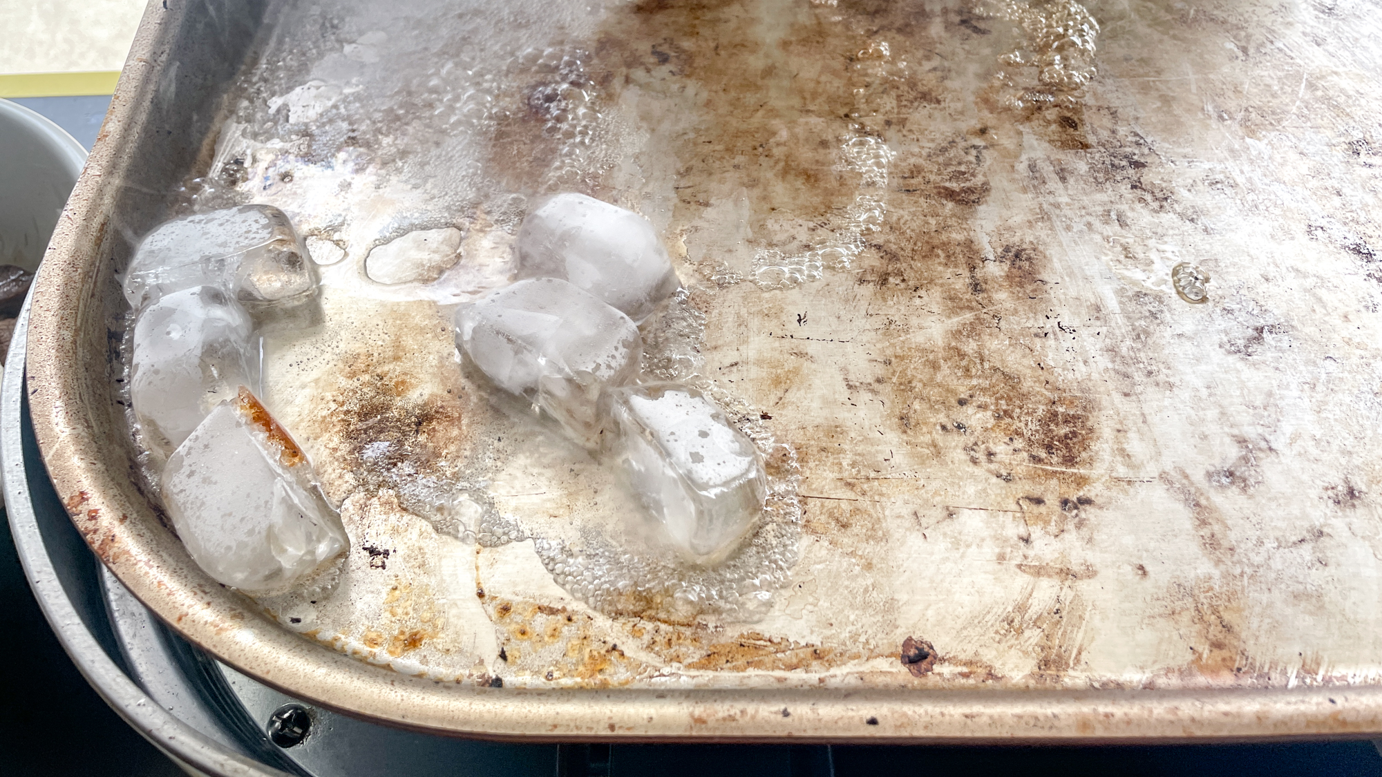 Ice on a Solo Stove Steelfire 22 Griddle