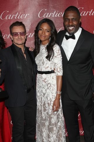 Bono, Naomie Harris And Idris Elba At The Palm Springs International Film Festival Awards Gala 2014