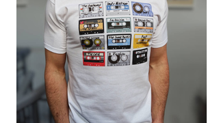 Personalised Cassette Tape Music Selection T-Shirt