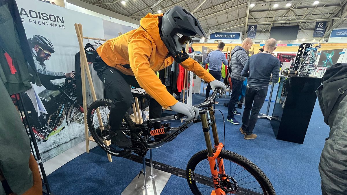 Madison Clothing display at iceBike 2023