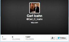 Carl Icahn Twitter
