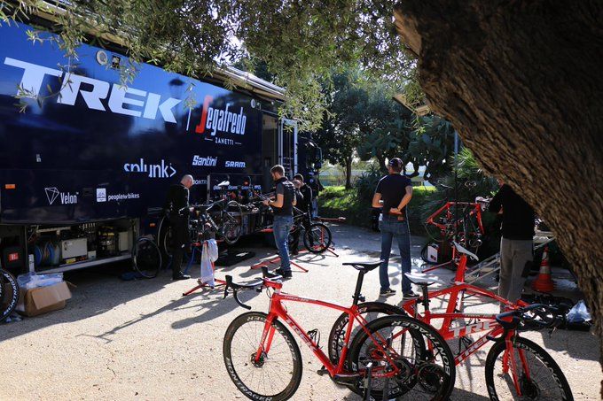 Trek-Segafredo spent their winter training camp in Sicily preparing for 2020