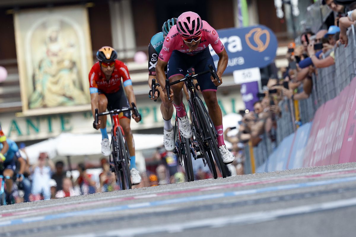Giro d&acirc;Italia 2022 - 105th Edition - 19th stage Marano Lagunare - Santuario di Castelmonte 179&Acirc;&nbsp;km - 27/05/2022 - Richard Carapaz (ECU - INEOS Grenadiers) - photo Ilario Biondi/SprintCyclingAgency&Acirc;&copy;2022
