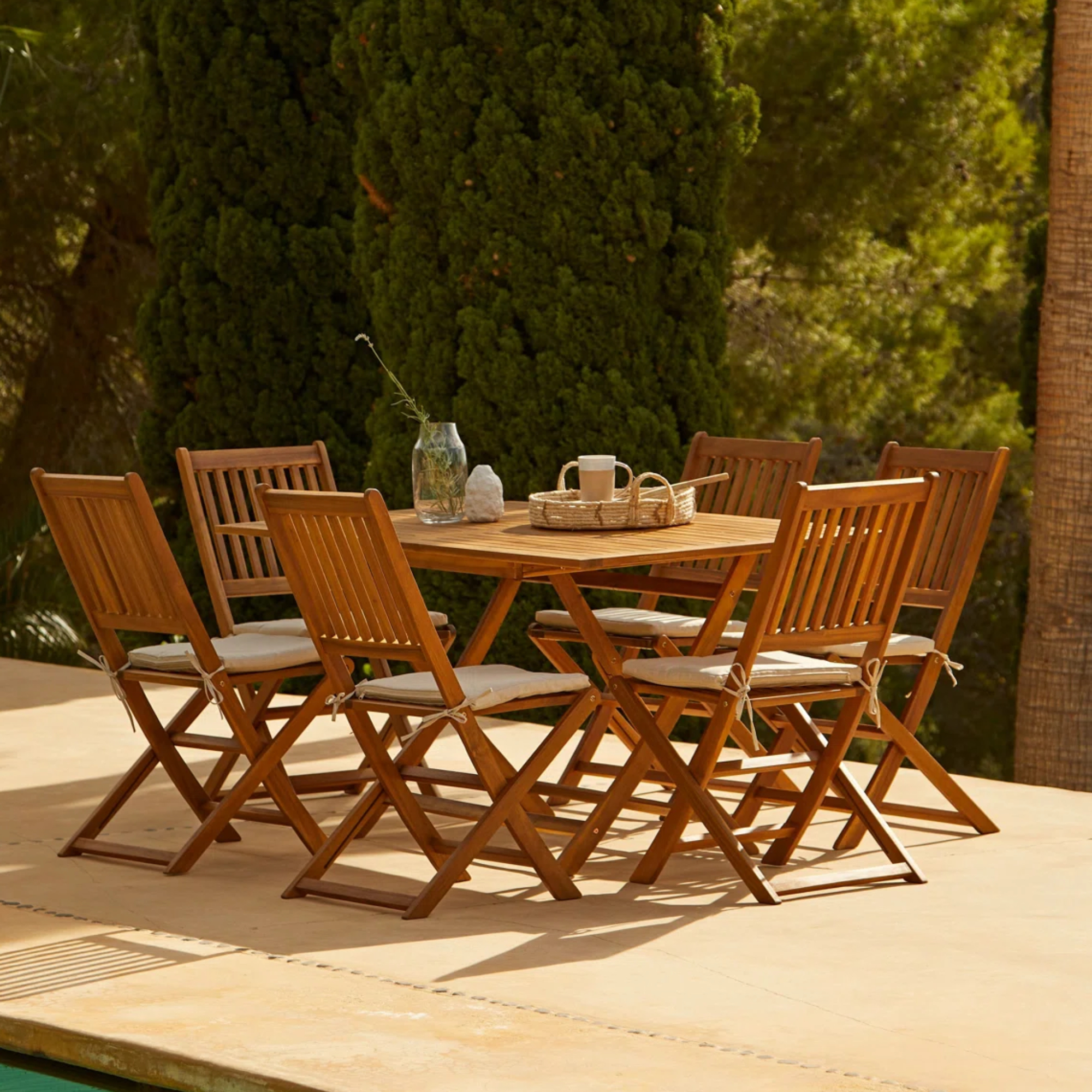 Wayfair Nayoun Rectangular 6-Person Dining Set