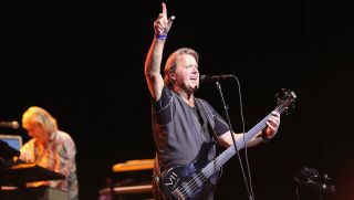 John Wetton and Asia performs at Mayo Performing Arts Center on September 25, 2014 in Morristown, New Jersey.