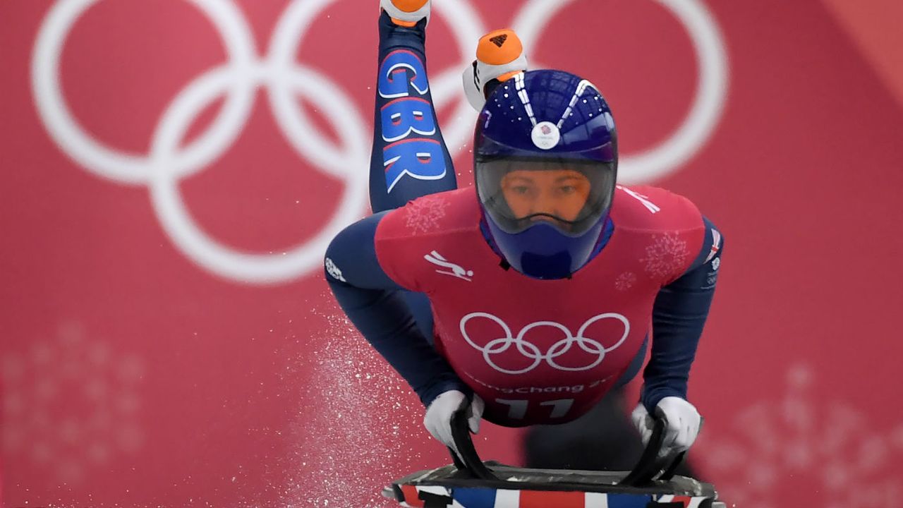 Team GB skeleton skinsuits Lizzy Yarnold