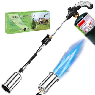 Weed Torch Propane Burner,1,200,000btu Blow Torch Flame Thrower,weed Burner With Self Igniting and Ergonomic Handle for Outside Weeding,roofing,snow Melting,charcoal Starter(fuel Not Included)