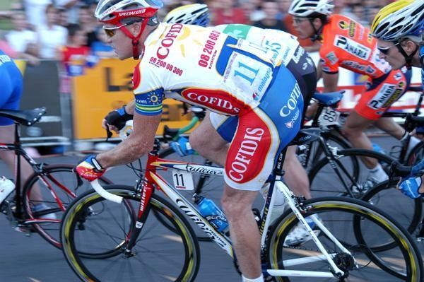 Hometown favourite Stuart O'Grady (Cofidis)