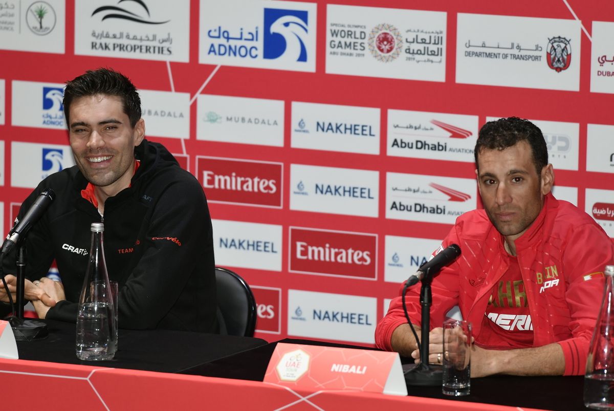 Tom Dumoulin smiles at the press conference