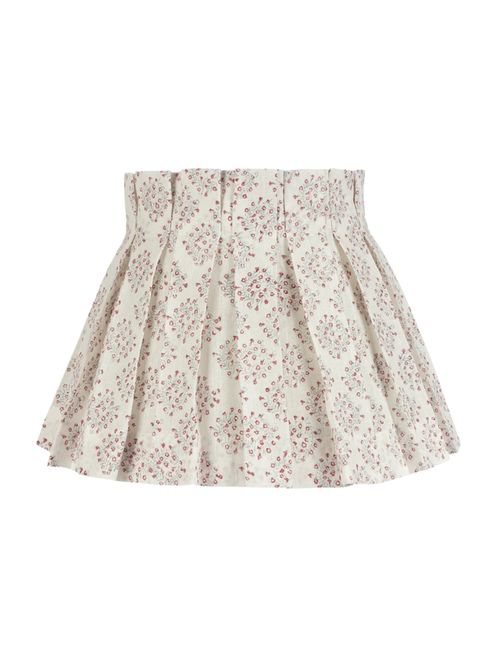 Floral Posy Linen Box Pleat Lampshades