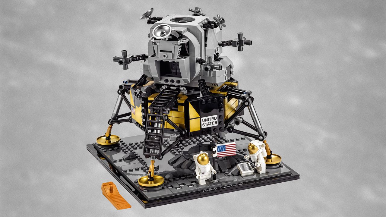 Lego's Creator Apollo 11 Lunar Lander model for 2019 allows space fans to recreate NASA's historic Apollo 11 moon landing mission by Neil Armstrong, Buzz Aldrin and Michael Collins.
