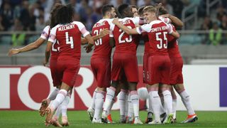 qarabag arsenal gunners hosts wasteful