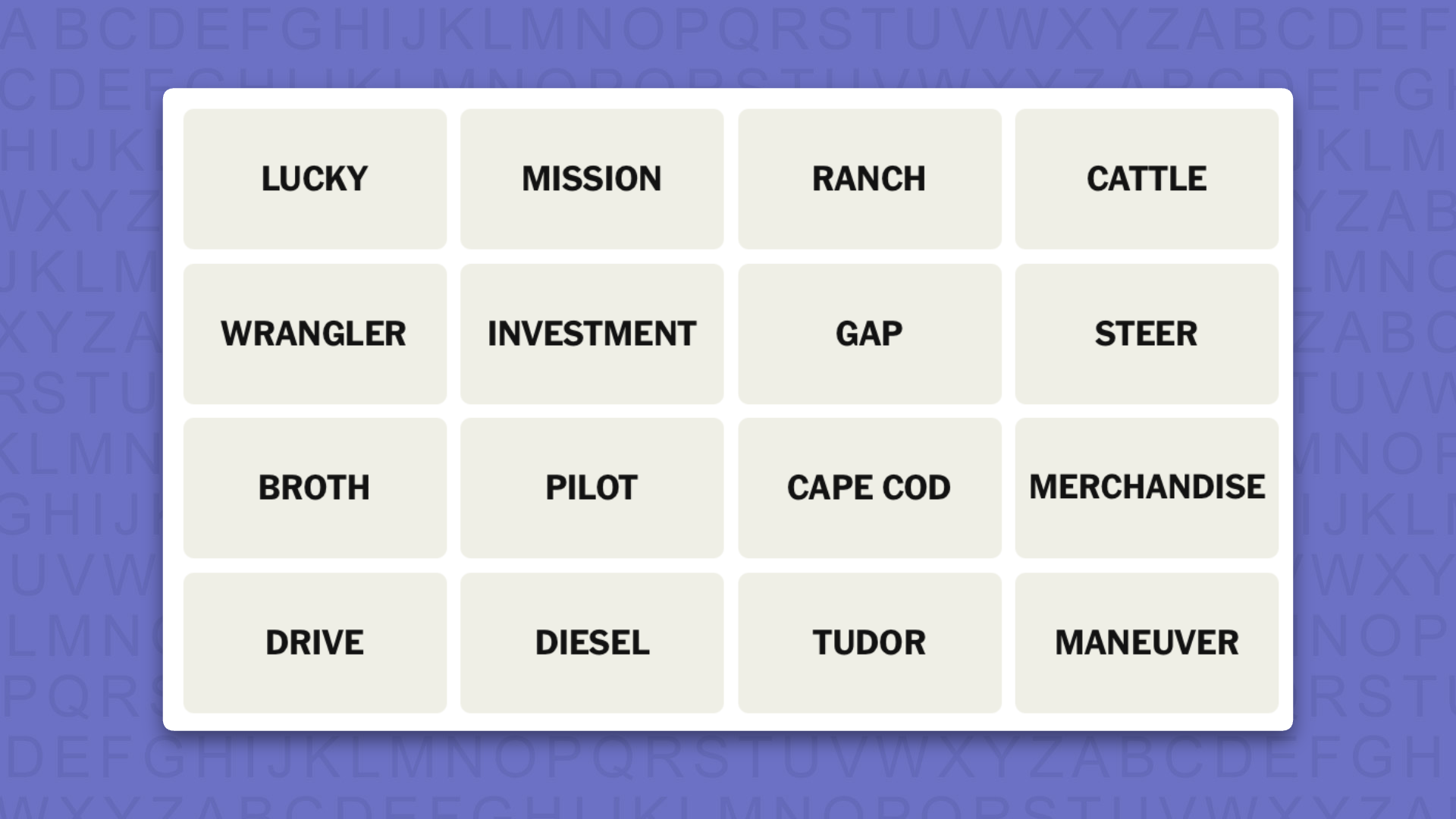 NYT Connections hints for game 1151 on a purple background